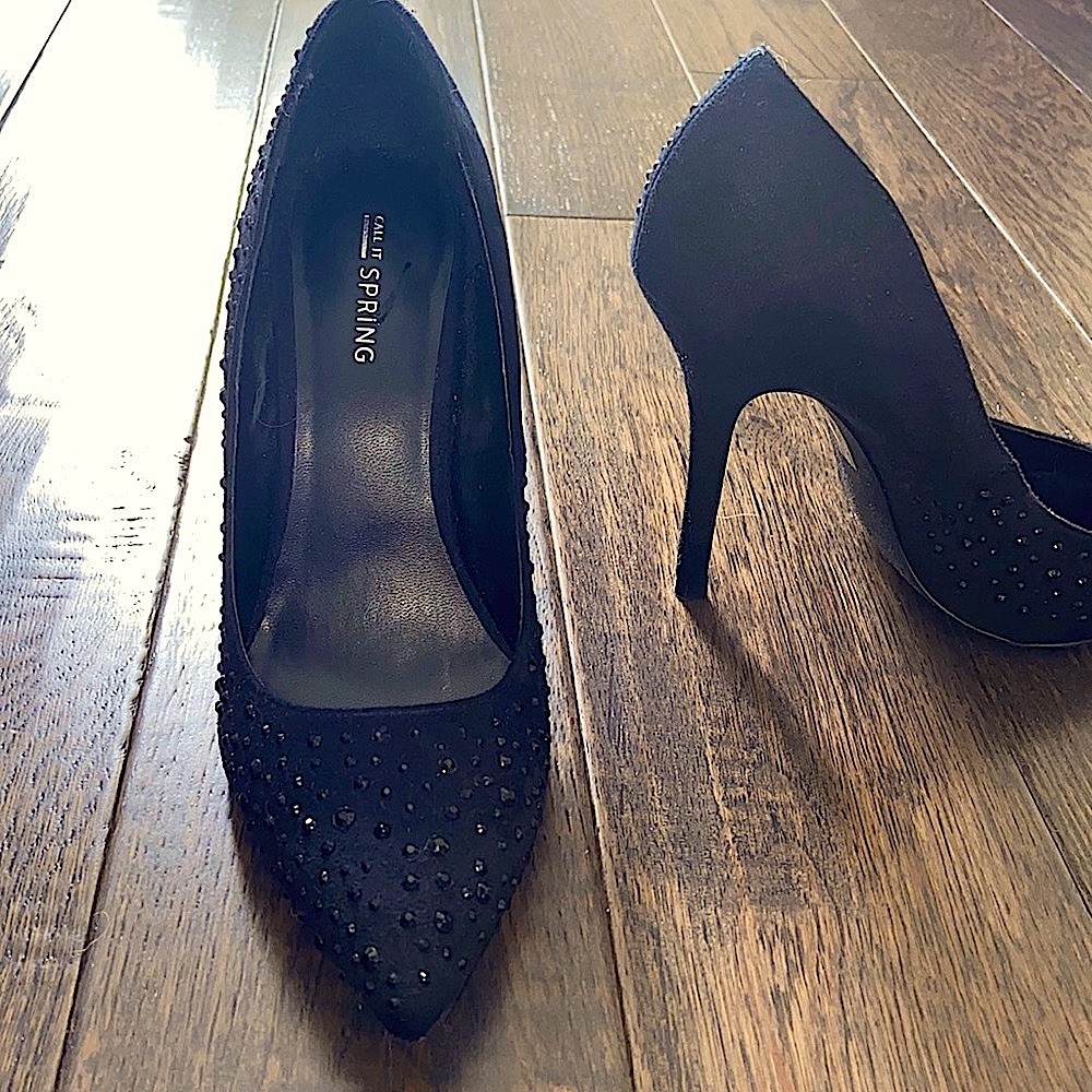 Call it spring black heels - Picture 2 of 6